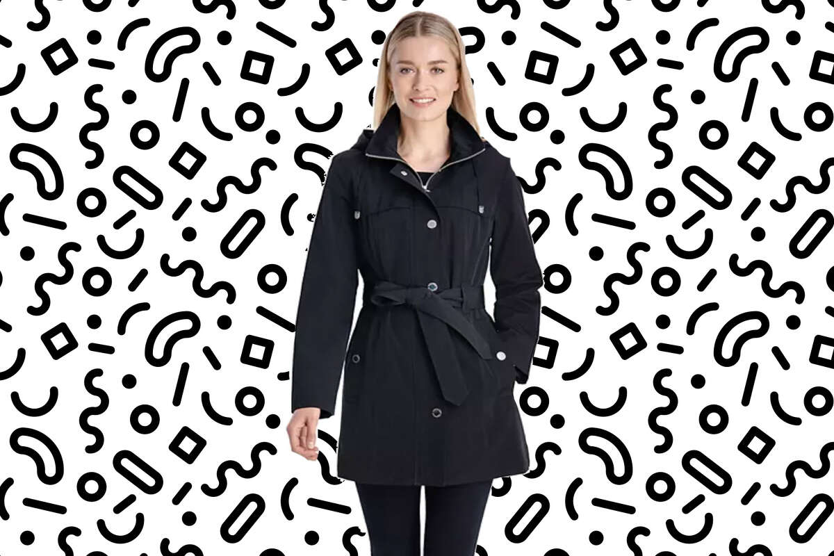 express double breasted trench coat