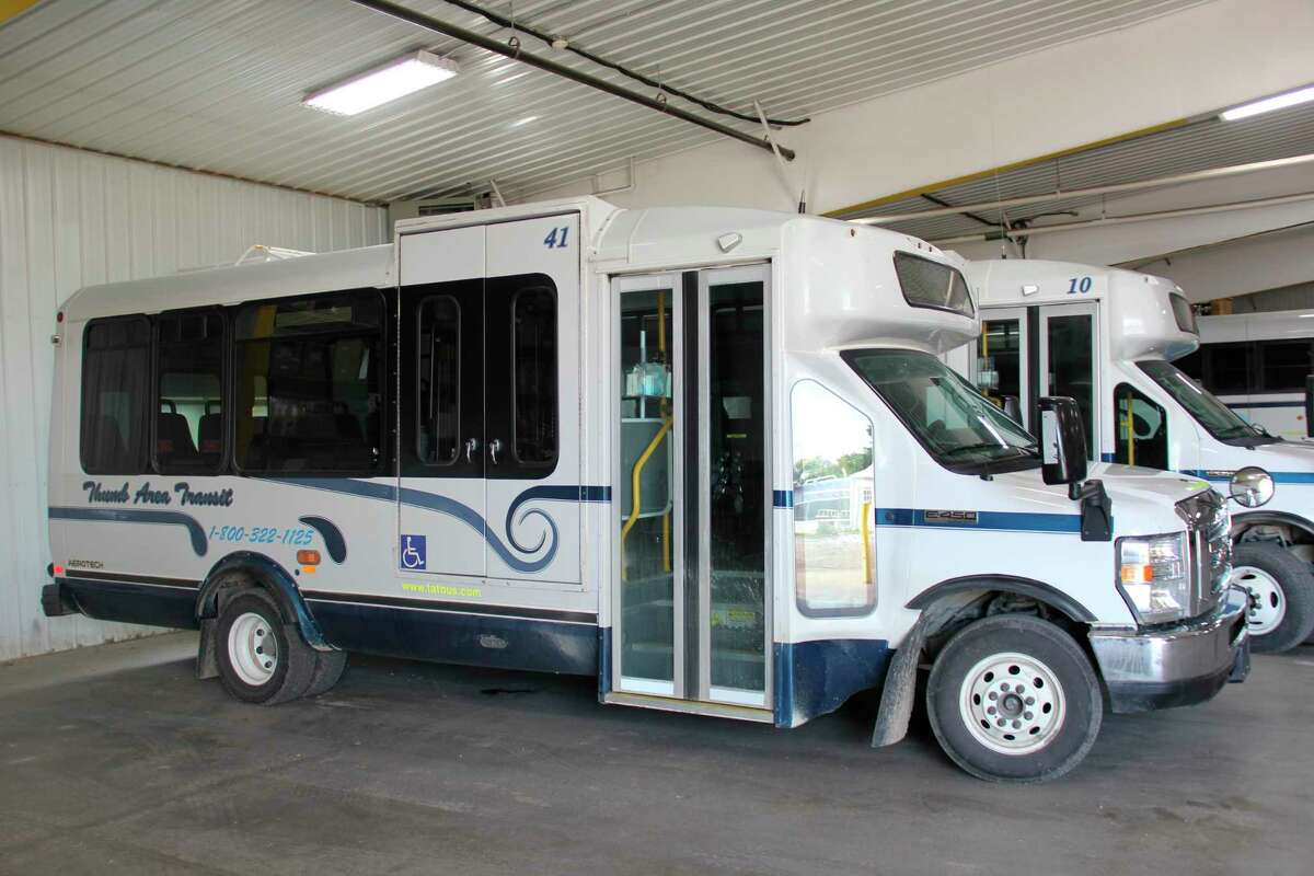 Thumb Area Transit received federal funding that would help build a new facility with the infrastructure to support electric vehicles. TAT director Ken Jimkowski said the current facility was meant for 15 vehicles while it currently has over 50. (Robert Creenan/Huron Daily Tribune)