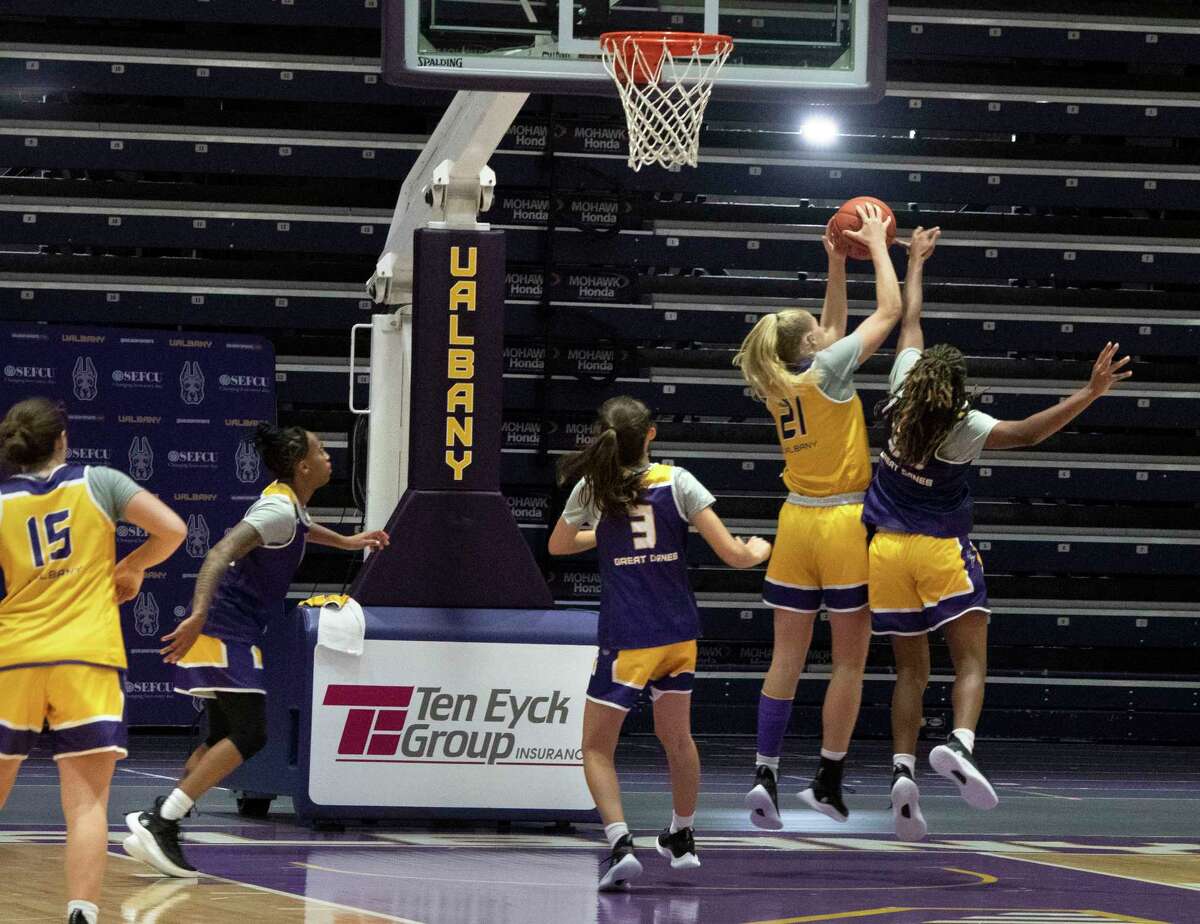 The University at Albany women's basketball team was picked to finish fifth in the America East preseason coaches' poll.