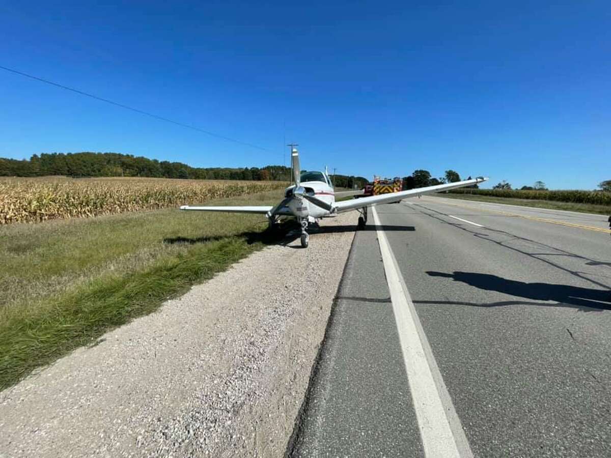 Multiple units worked to escort the plane from U.S. 10 to the Osceola County Road Commission gravel pit on 135th Avenue. No injuries were reported. 