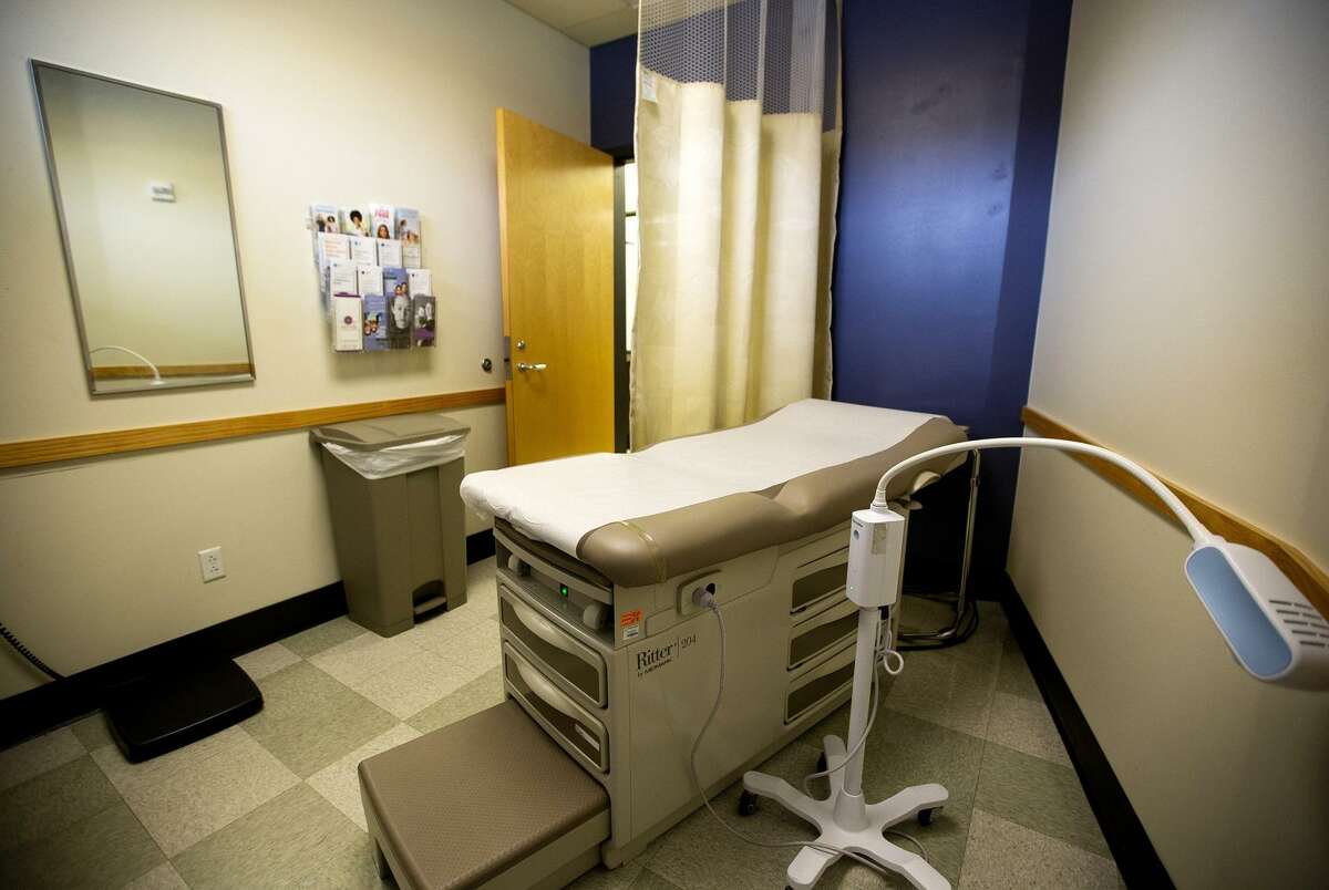 A Planned Parenthood examination room in Austin on Jan. 14, 2020.