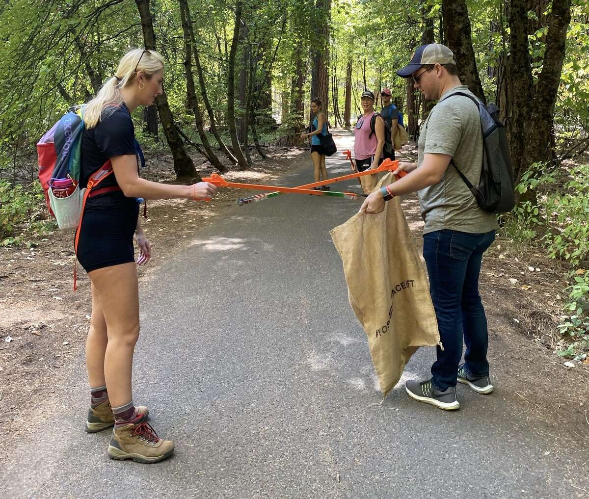 Micro-waste, or small pieces, was the focus of this year's Facelift event in Yosemite National Park.