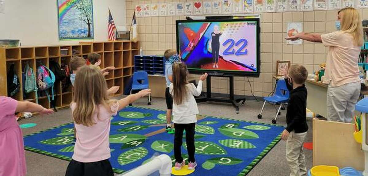 Students in grades K–8 at Zion Lutheran School in Bethalto are finding many benefits in their new interactive displays from Promethean.