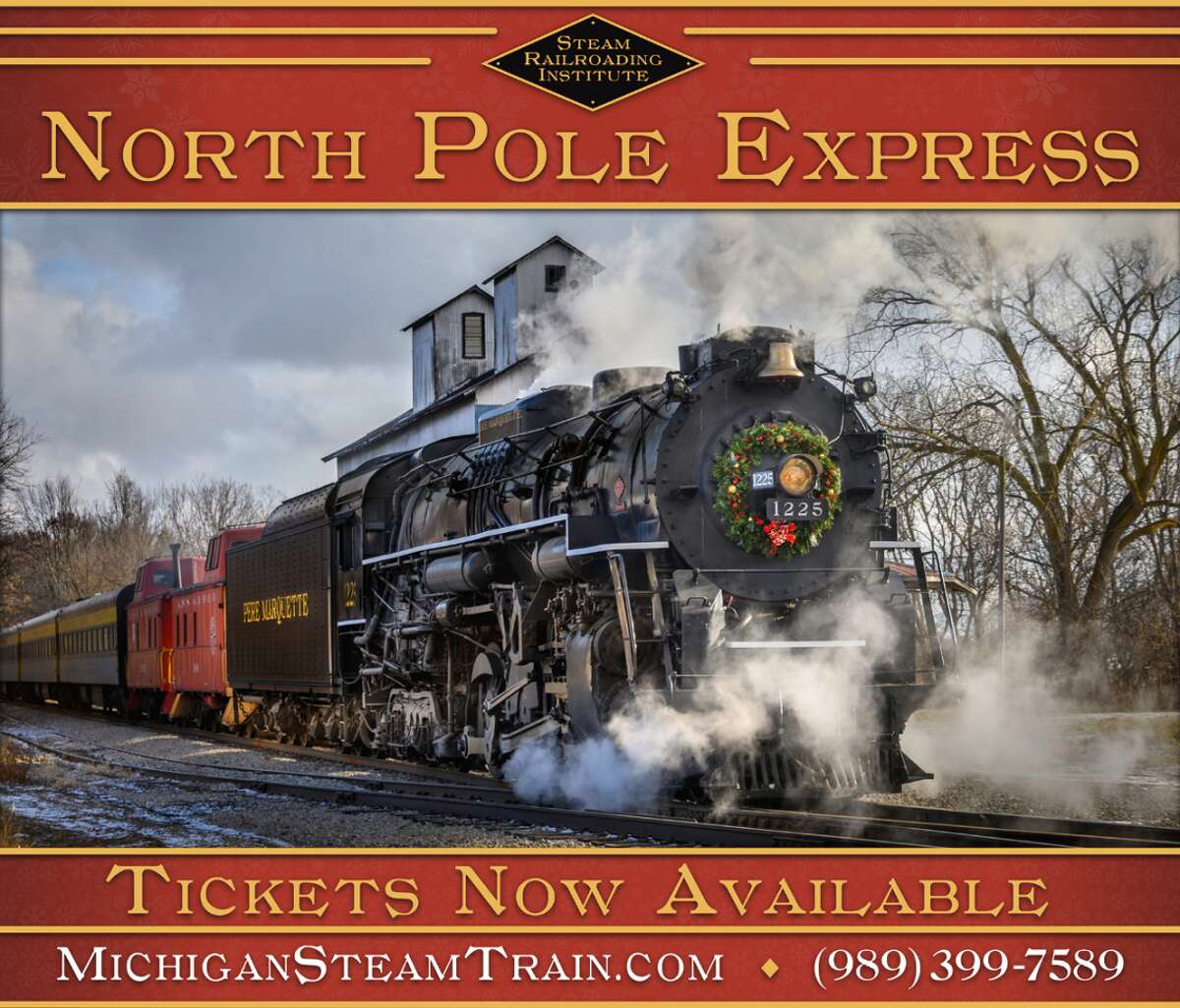 Pictured is the flyer for the North Pole Express.