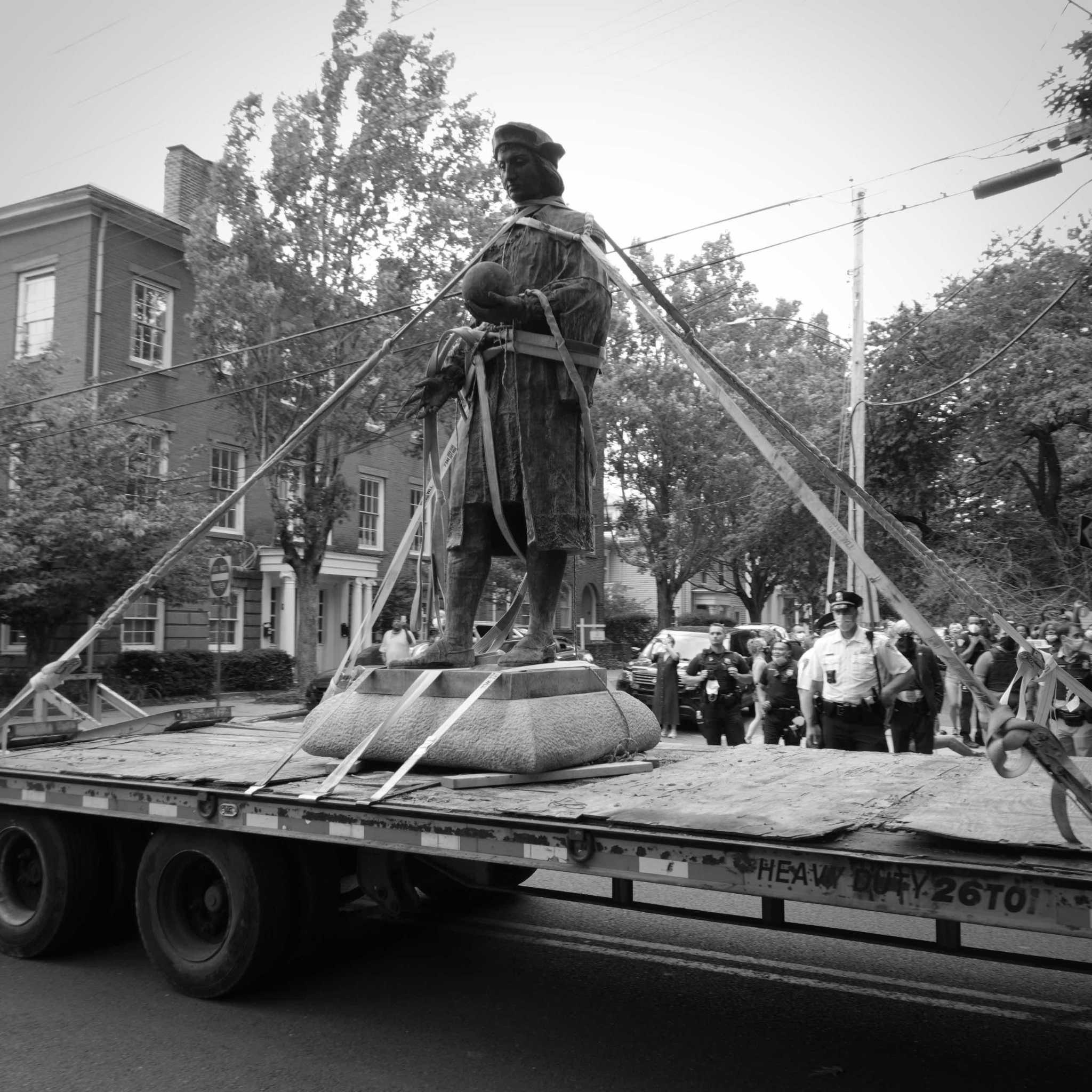 Italian-American group sues over removal of New Haven Columbus statue 