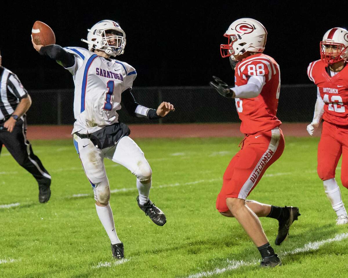 Guilderland football delivers inspired effort in blanking Saratoga Springs