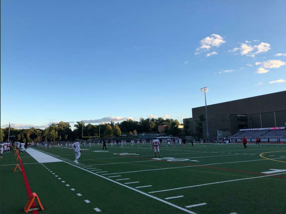 Staples played Wilbur Cross in a Connecticut High School Football Alliance game on Friday, Oct. 1, 2021.