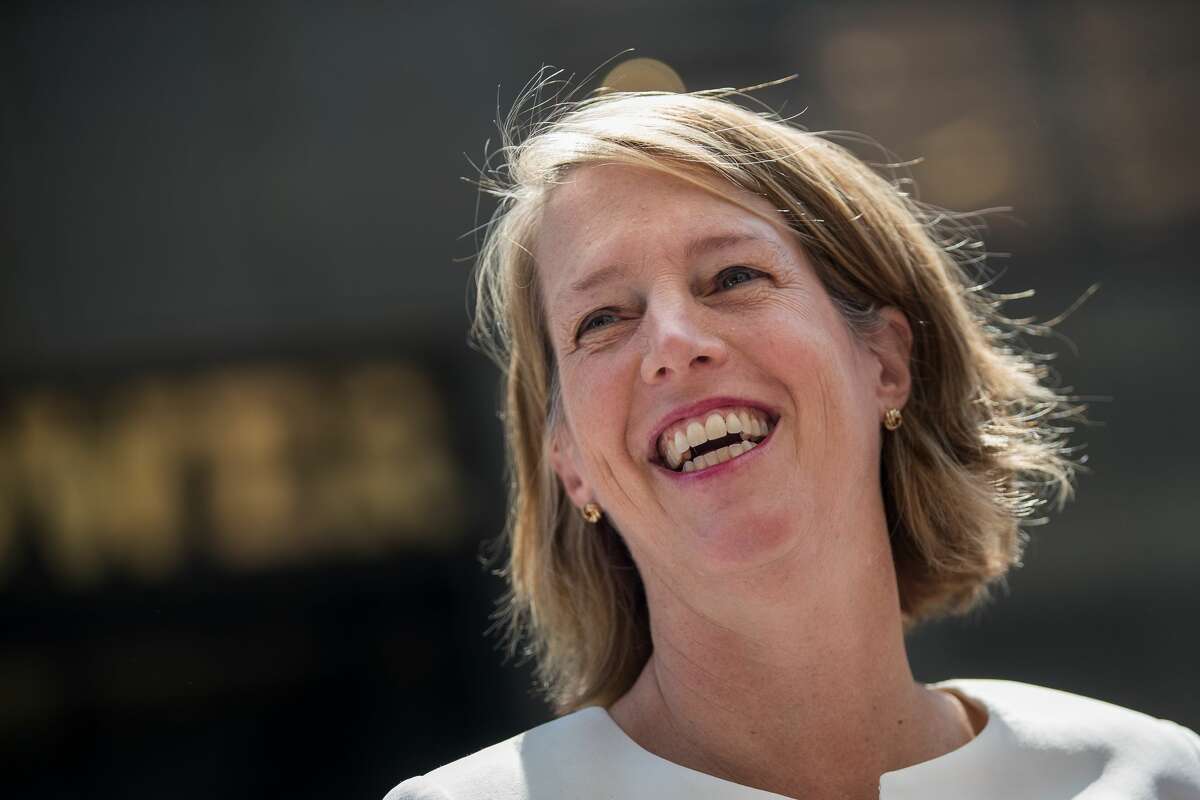 NEW YORK, NY - AUGUST 8: Zephyr Teachout, law professor at Fordham University and candidate for New York Attorney General, speaks during a press conference outside of Trump Tower in Midtown Manhattan, August 8, 2018 in New York City. Teachout and New York gubernatorial candidate Cynthia Nixon endorsed each other's campaigns during the press conference. Teachout was going to run in 2022 again for AG, but suspended her campaign after current AG Leticia James decided to run for reelection. (Photo by Drew Angerer/Getty Images)