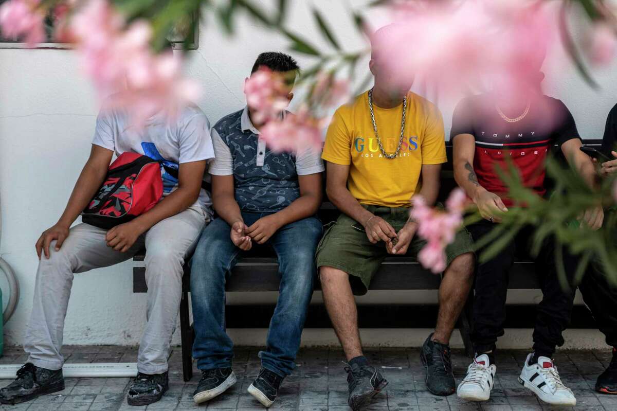 Teenagers in Matamoros, Mexico. Local teens who smuggle people across the border take advantage of the fact that they are under 18 and won't be arrested by U.S. officials.