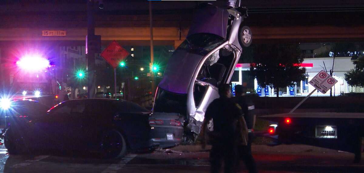 A 6-year-old was injured in a car accident after a man ran over a red light and hit his parents' vehicle.