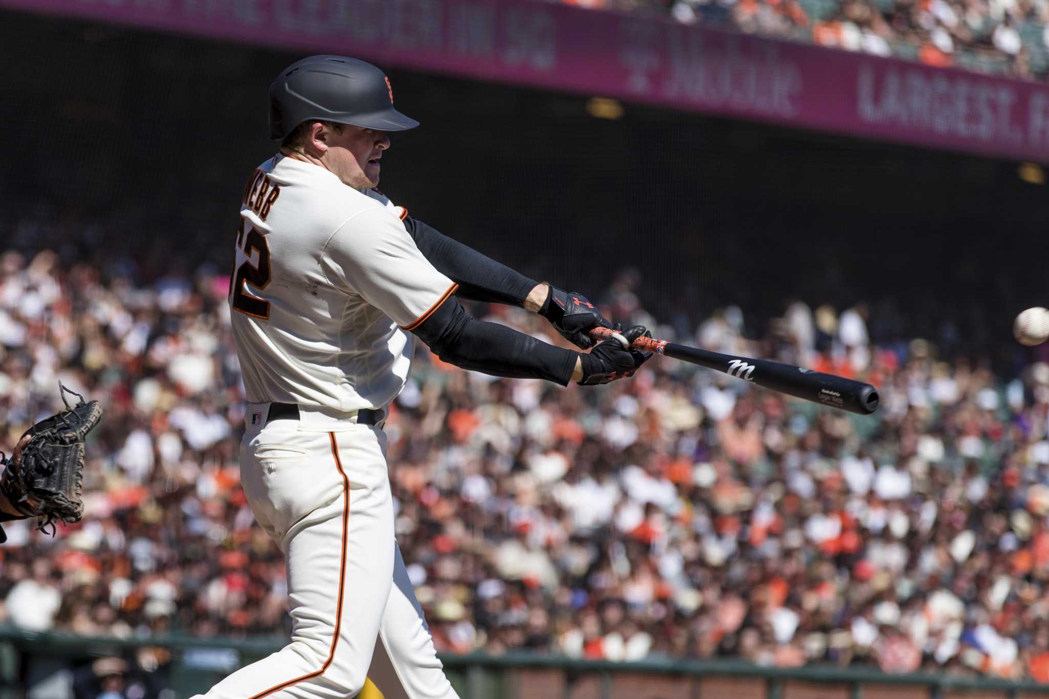 Giants pitcher Logan Webb hits first — and potentially historic — homer in NL West-clinching finale