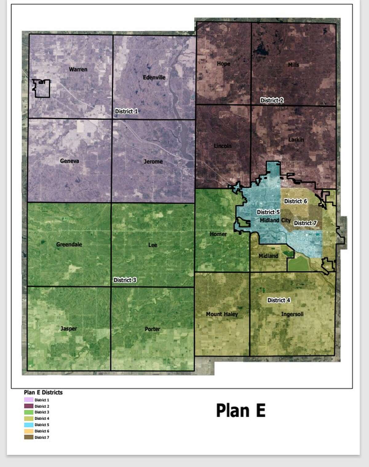 Midland County Township Map Here's The New Midland County Commissioner Boundaries