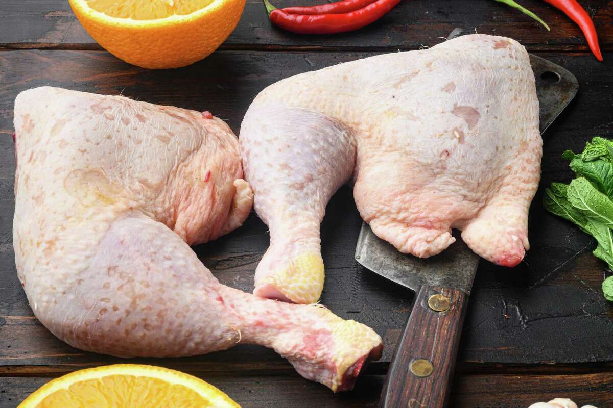 Chicken thighs and drumsticks are perfect for stewing and very affordable at about $1 per pound.