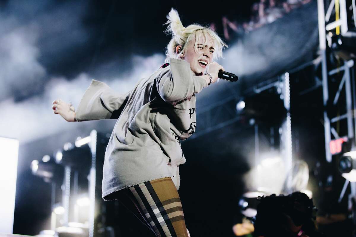 Billie Eilish performs onstage during Austin City Limits Festival at Zilker Park on Oct. 2 in Austin.