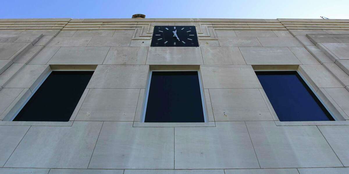 The art dekco architecture style of the Montgomery County Courthouse is seen, Tuesday, Oct. 22, 2019, in Conroe.