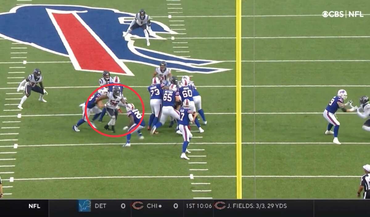 Josh Allen causing disruption vs. Texans in Week 17, Film Room