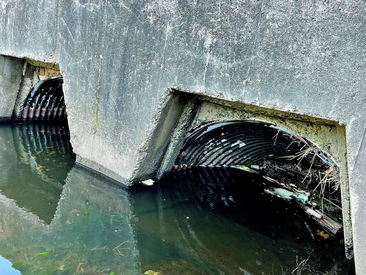The pipes, where the West River flows under the bridge at the entrance of Fireman’s Field, are collapsing. The bridge must be repaired to keep the popular venue open.