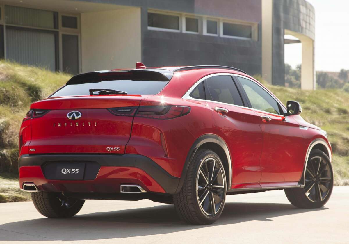 The 2022 Infiniti QX55 crossover utility vehicle.