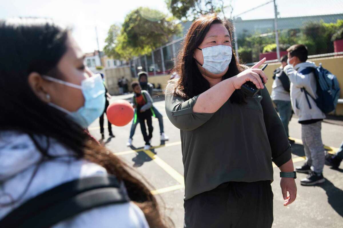Leslie Hu is a community school coordinator and counselor at Dr. Martin Luther King Jr. Academic Middle School in San Francisco. She says difficulties with kids are exacerbated by a lack of staff to help them.