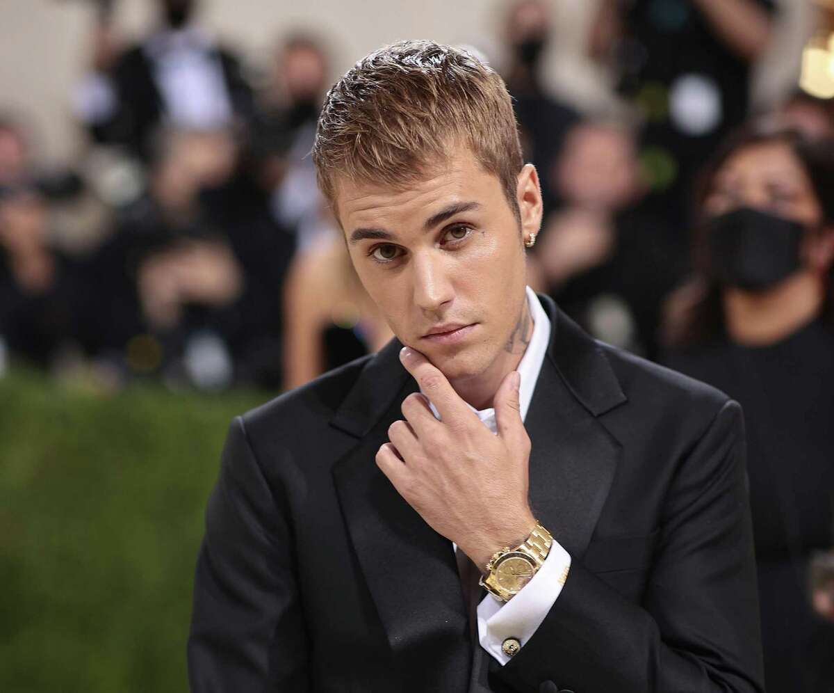 Justin Bieber, here attending The 2021 Met Gala Celebrating In America: A Lexicon Of Fashion at Metropolitan Museum of Art on September 13, 2021 in New York City, is the subject of a new documentary, “Justin Bieber: Our World.”