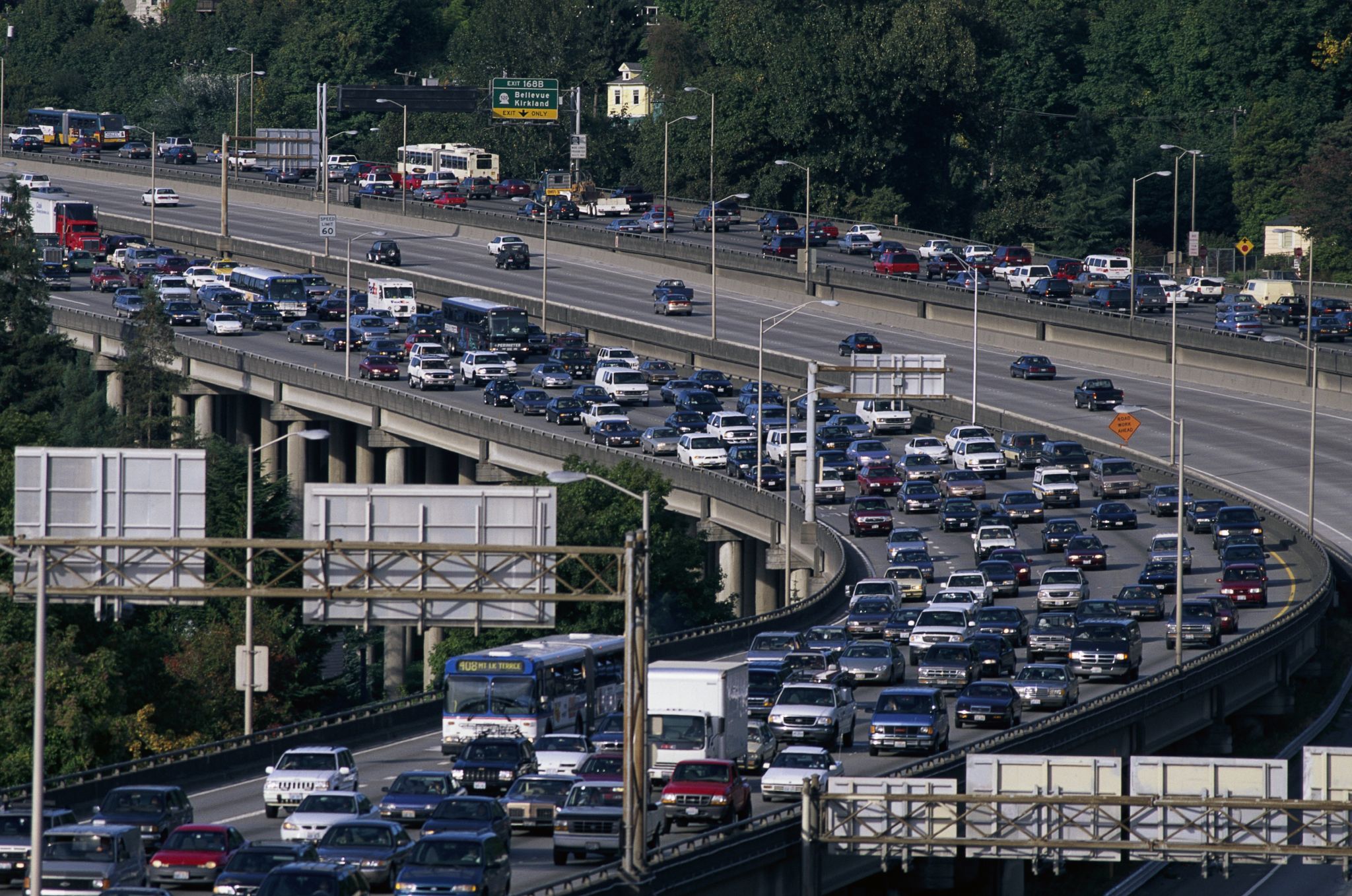 Seattle drivers spent more time in traffic this year than they did in