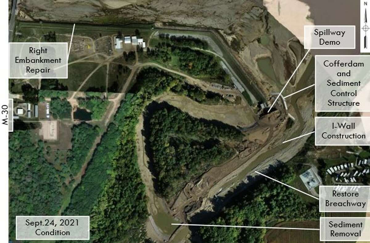 Lake, dam projects heavily underway in Midland, Gladwin