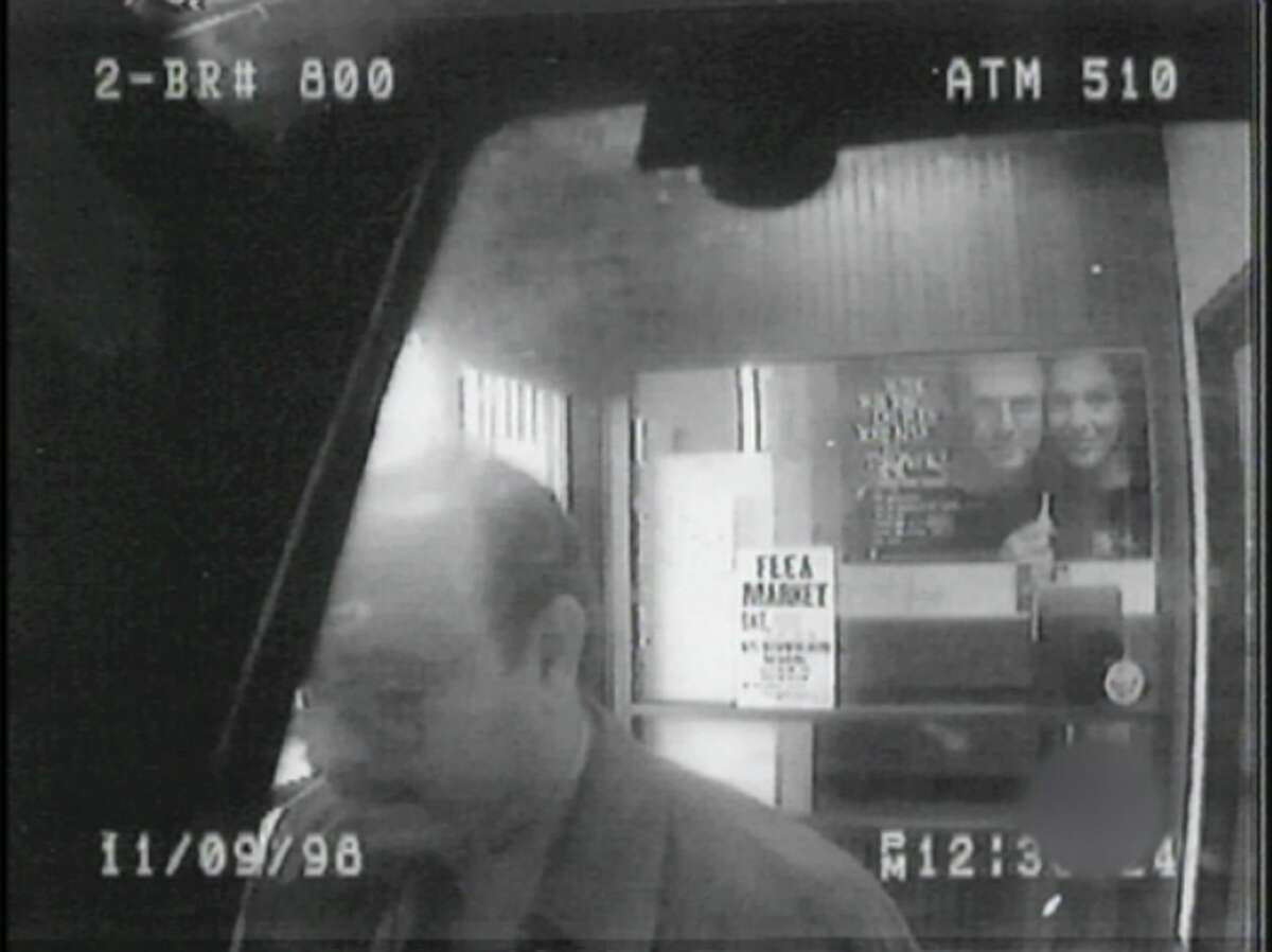 Security camera footage shows John Ruffo at an ATM in New York City in 1998.
