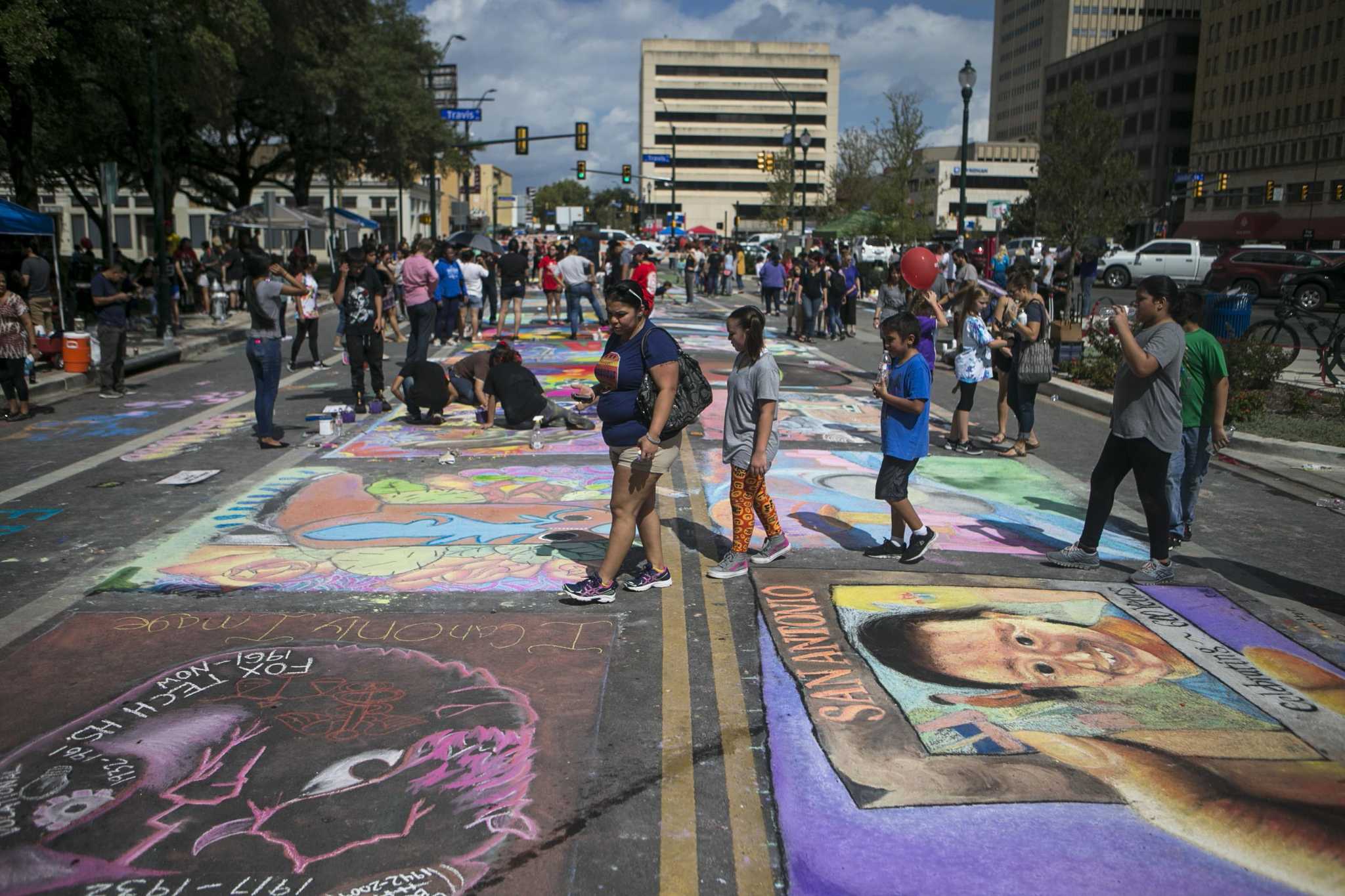 San Antonio, hit the street and 'Chalk It Up' at libraries this weekend during roadside art event - Vimarsana News