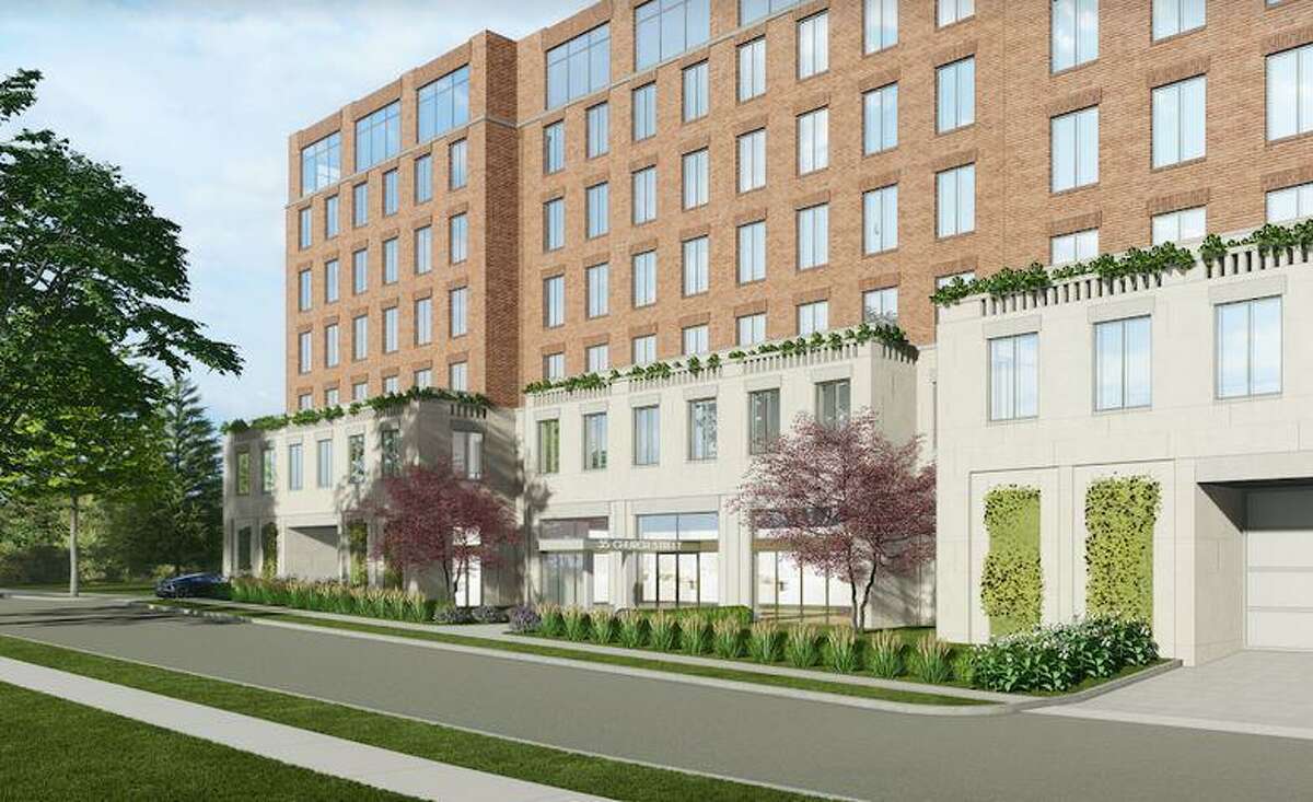 A proposed building on Church Street would house 192 apartments in a building 84 feet tall.