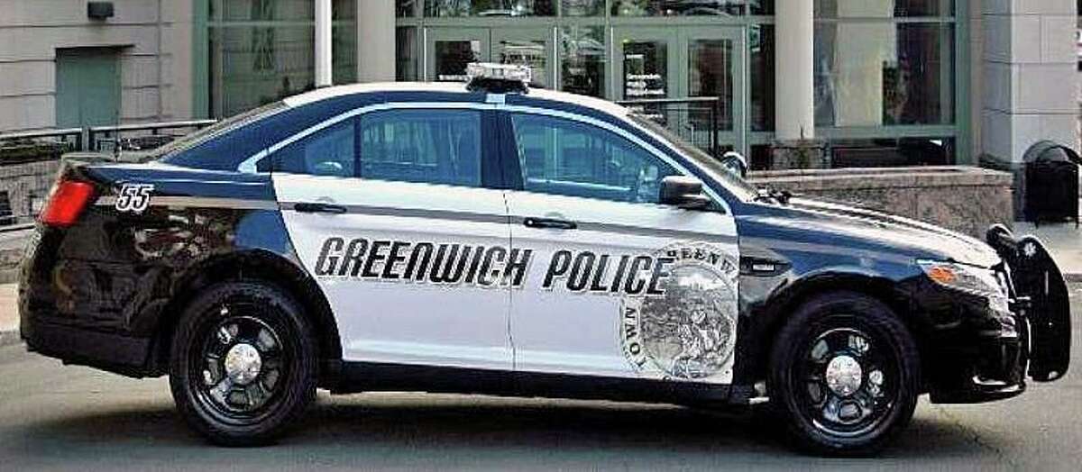 A file photo of a Greenwich, Conn., police cruiser.