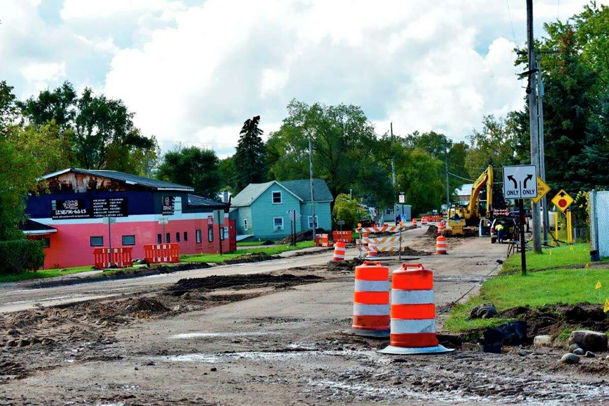 Colburn Avenue has been closed since Sept. 7. Construction is slated to be completed by Friday, Oct. 15. (Pioneer photo/Olivia Fellows)