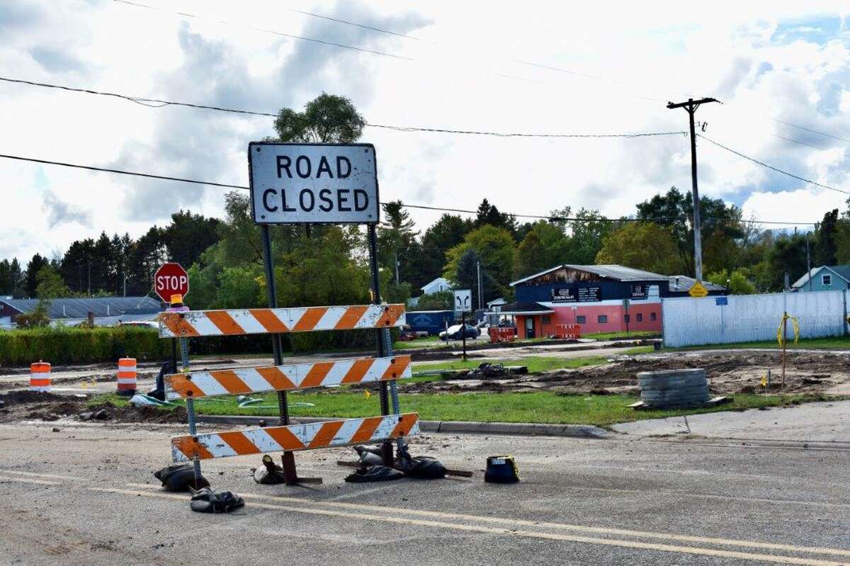 Colburn Avenue has been closed since Sept. 7. Construction is slated to be completed by Friday, Oct. 15. (Pioneer photo/Olivia Fellows)
