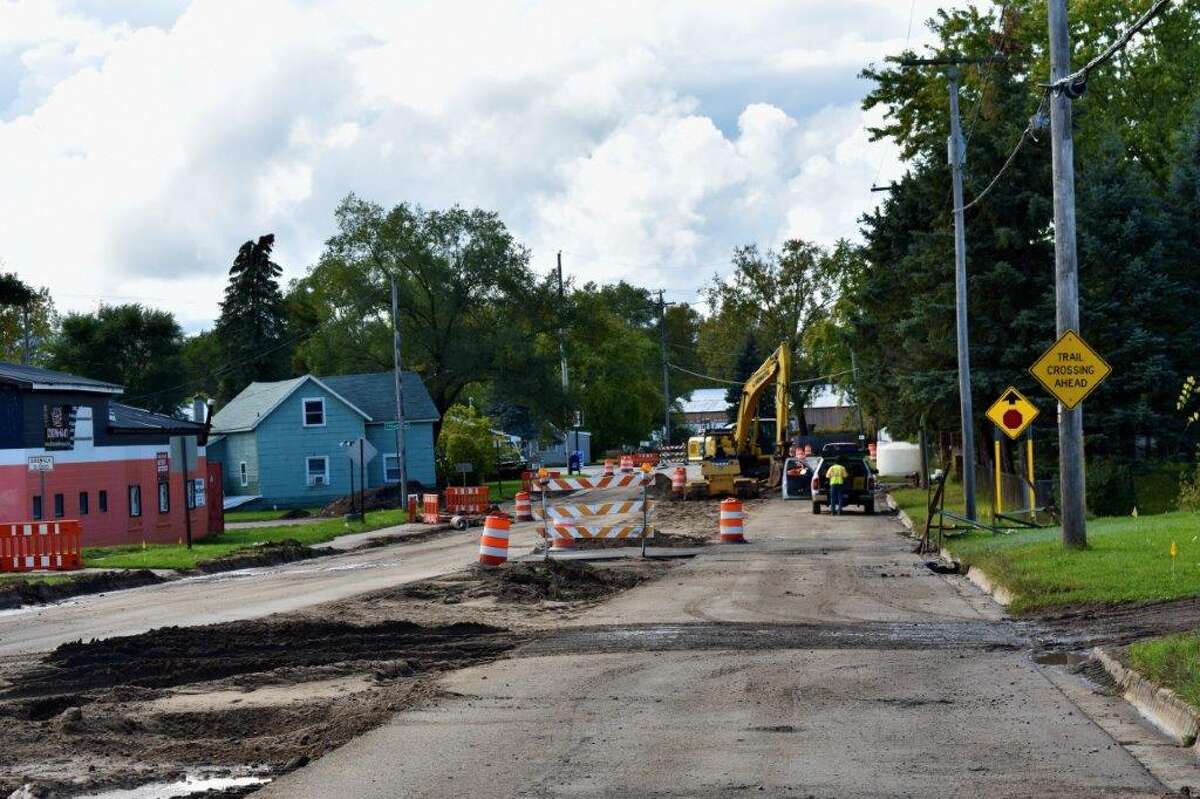 Colburn Avenue has been closed since Sept. 7. Construction is slated to be completed by Friday, Oct. 15. (Pioneer photo/Olivia Fellows)