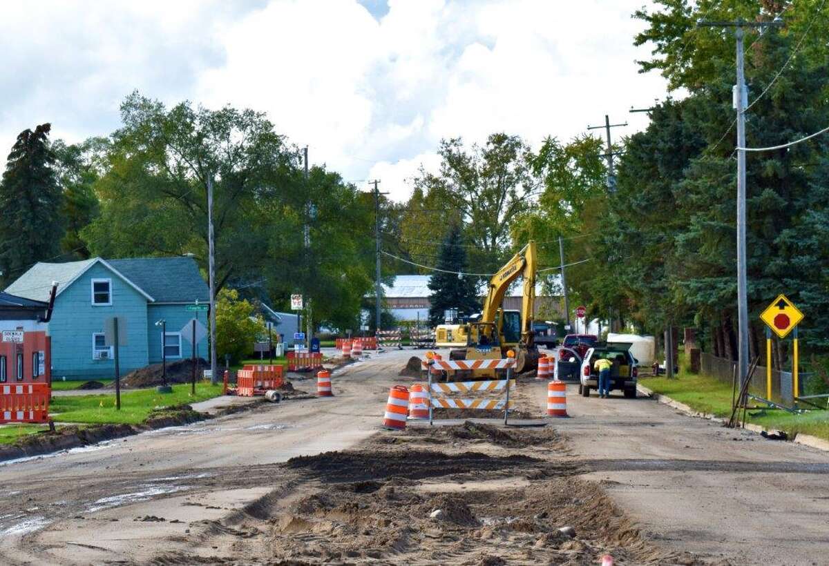 Colburn Avenue has been closed since Sept. 7. Construction is slated to be completed by Friday, Oct. 15. (Pioneer photo/Olivia Fellows)