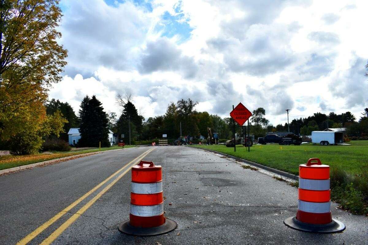 Colburn Avenue has been closed since Sept. 7. Construction is slated to be completed by Friday, Oct. 15. (Pioneer photo/Olivia Fellows)