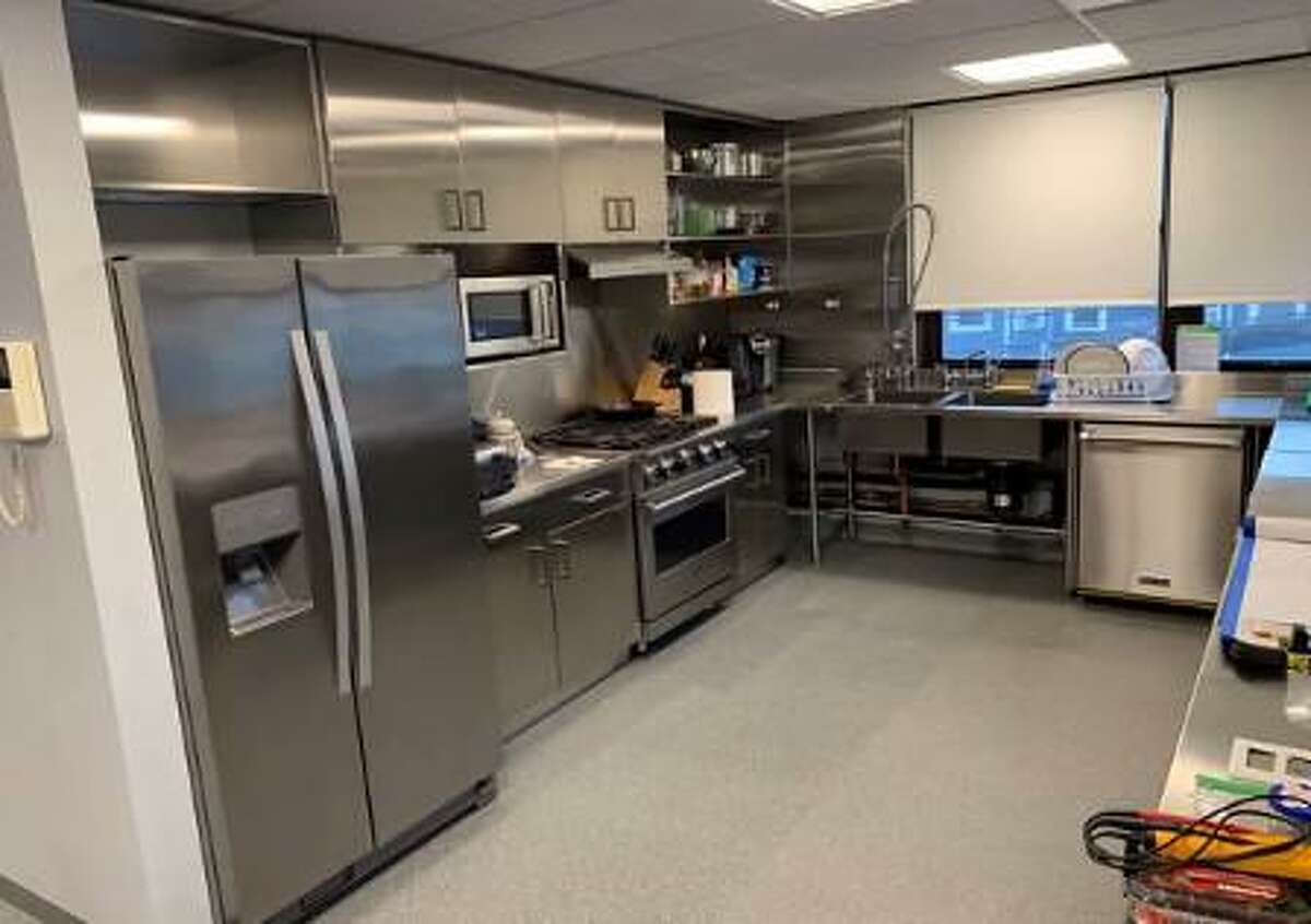 A rendering of what the new kitchen at Wilton Fire Department headquarters is to look like, laden with stainless steel applications.