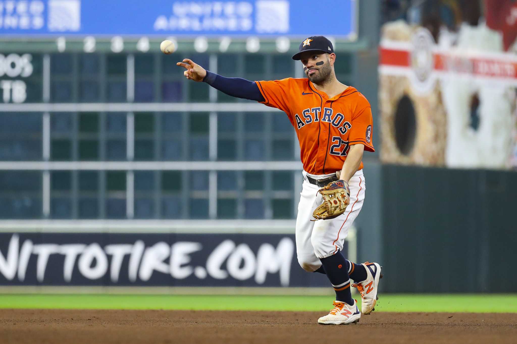 Houston, USA. 08th Oct, 2021. Houston Astros relief pitcher Ryan Pressly  throws in the eighth inning of game two of the MLB ALDS against the Chicago  White Sox at Minute Maid Park