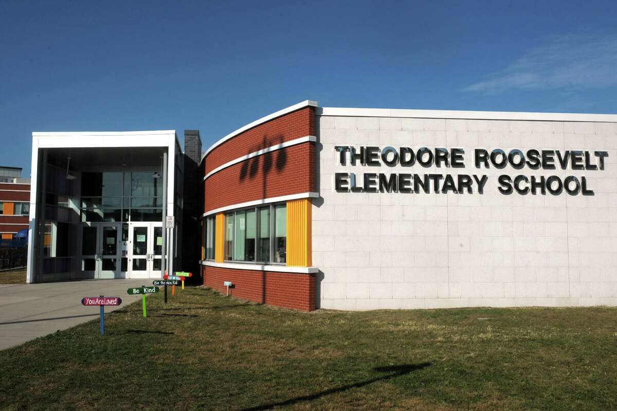 School teachers and administrators at Theodore Roosevelt School, in Bridgeport, Conn. are teaching students about the life and history of the 26th U.S. President, for whom the school is named.