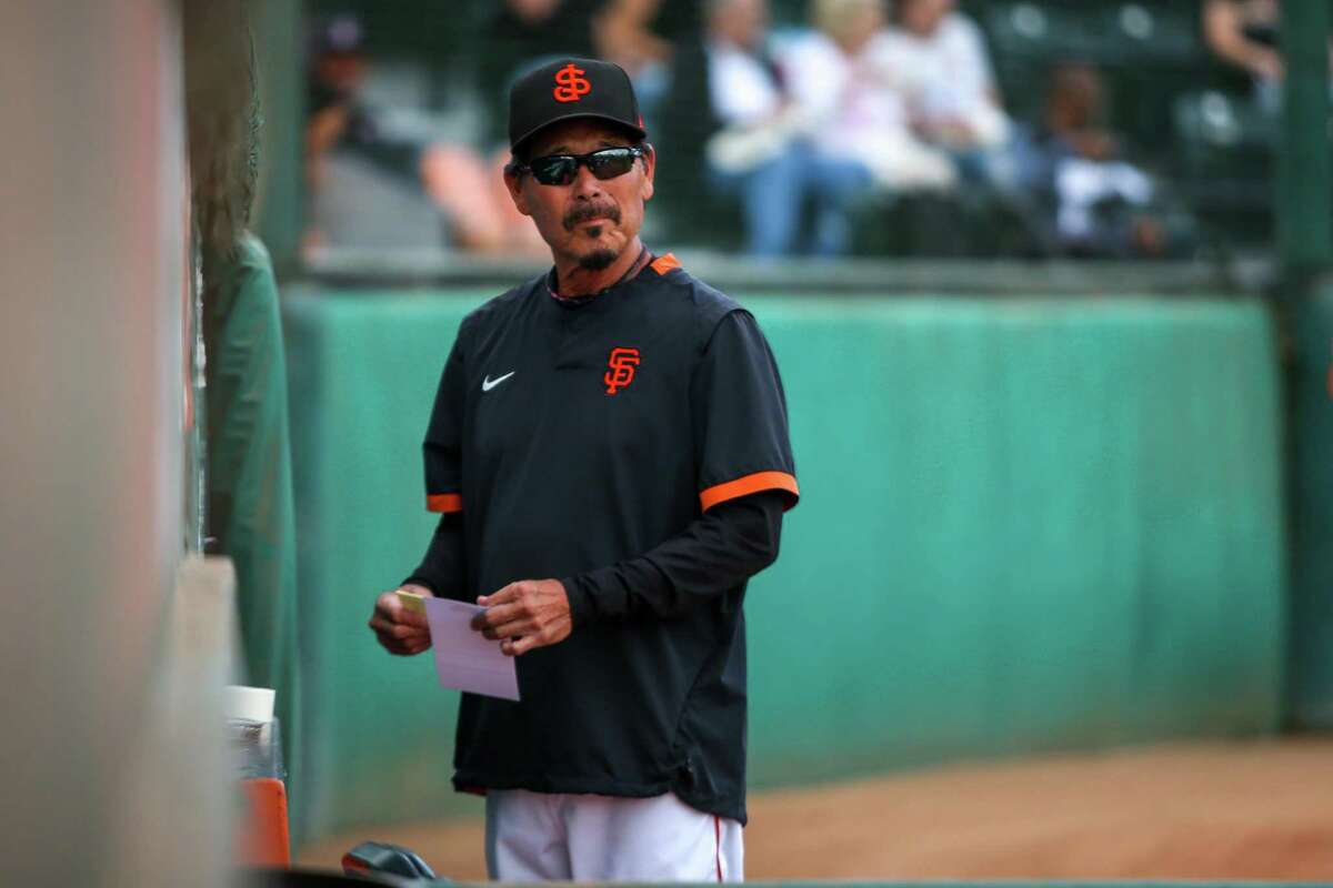 San Jose Giants manager Lenn Sakata is one of the most accomplished minor-league managers in baseball history, with California League managerial records for wins (757), championships (3), playoff appearances (8), playoff wins (33) and years managed (11).