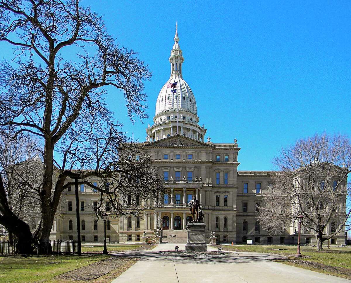 Michigan State capitol building in Lansing Michigan in early spring. (Dreamstime/TNS)