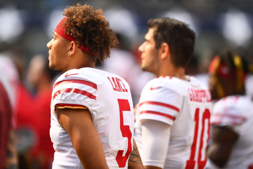 Even if 49ers’ Trey Lance beats Cardinals, QB1 still belongs to Jimmy Garoppolo Even if 49ers’ Trey Lance beats Cardinals, QB1 still belongs to Jimmy Garoppolo