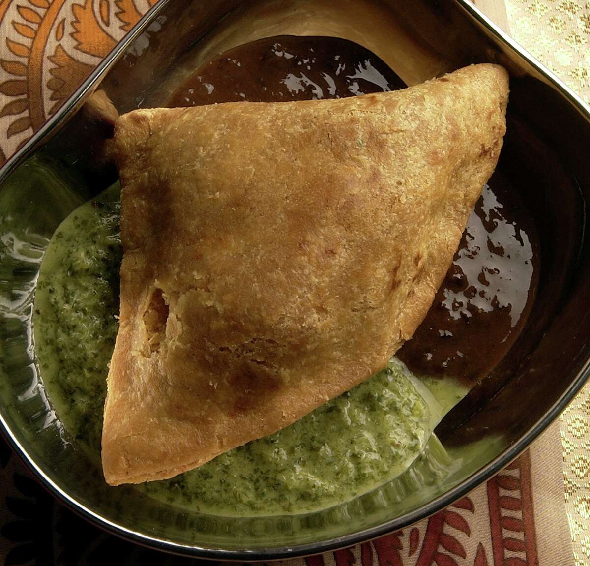 What are those sauces — chutneys — on the table at every San Antonio