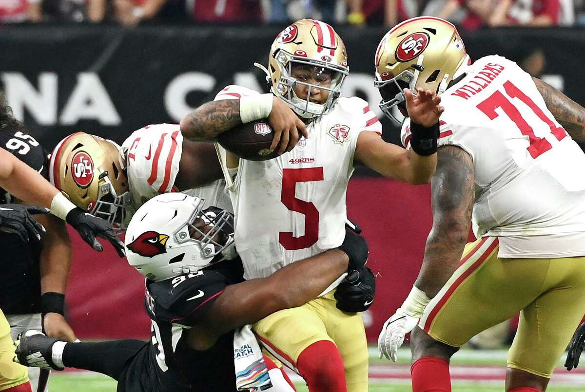 Incomplete grade on San Francisco 49ers quarterback Trey Lance in