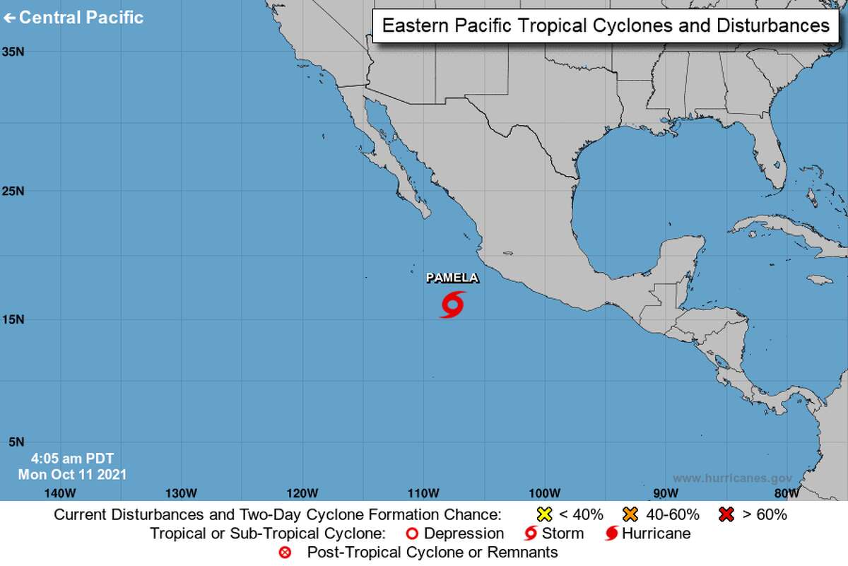 Tropical Storm Pamela likely to strengthen into a major hurricane, forecasters say.
