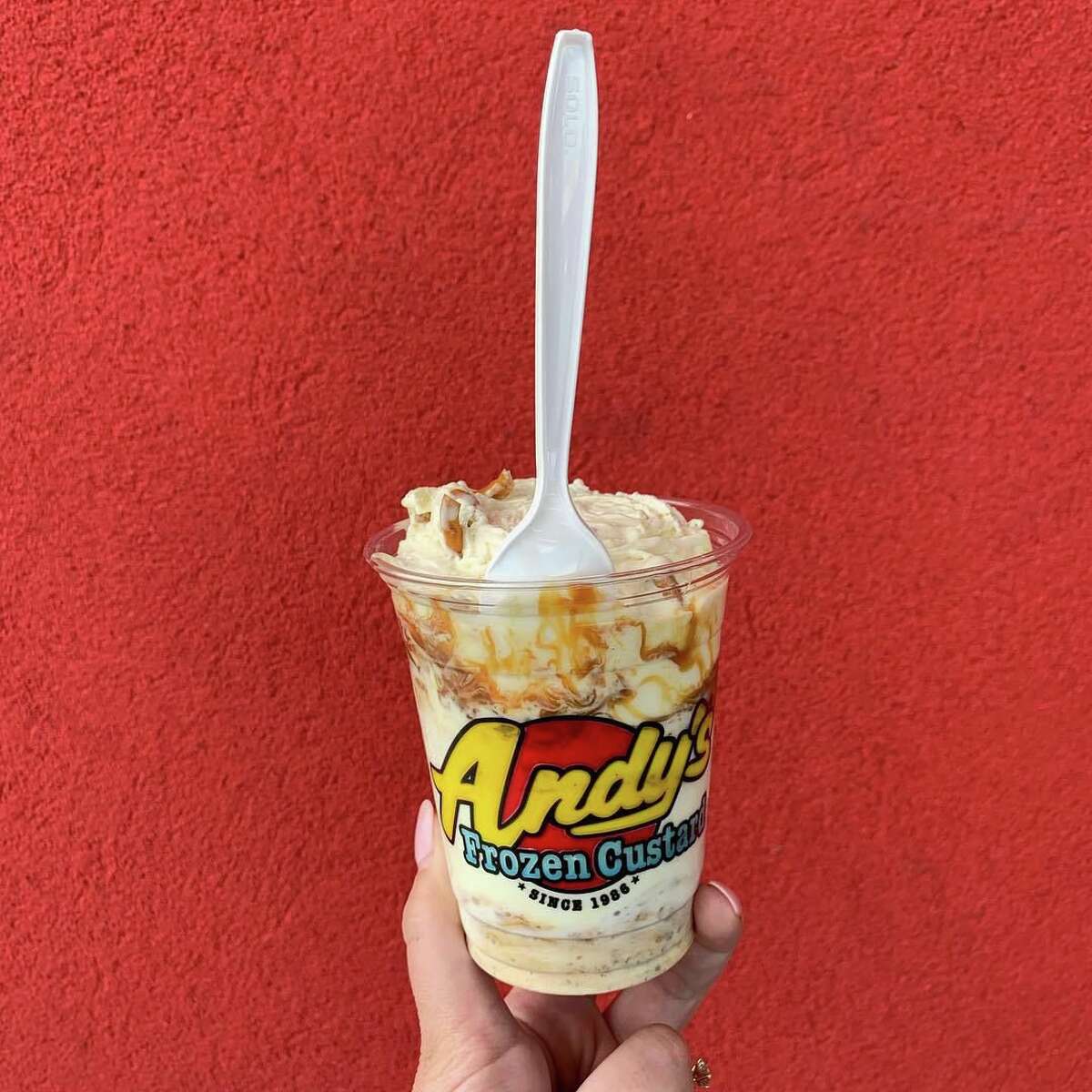 Say hello to the "Concrete," Andy's signature custards mixed with anything from strawberries and Oreos, to triple chocolate with cookie dough. 