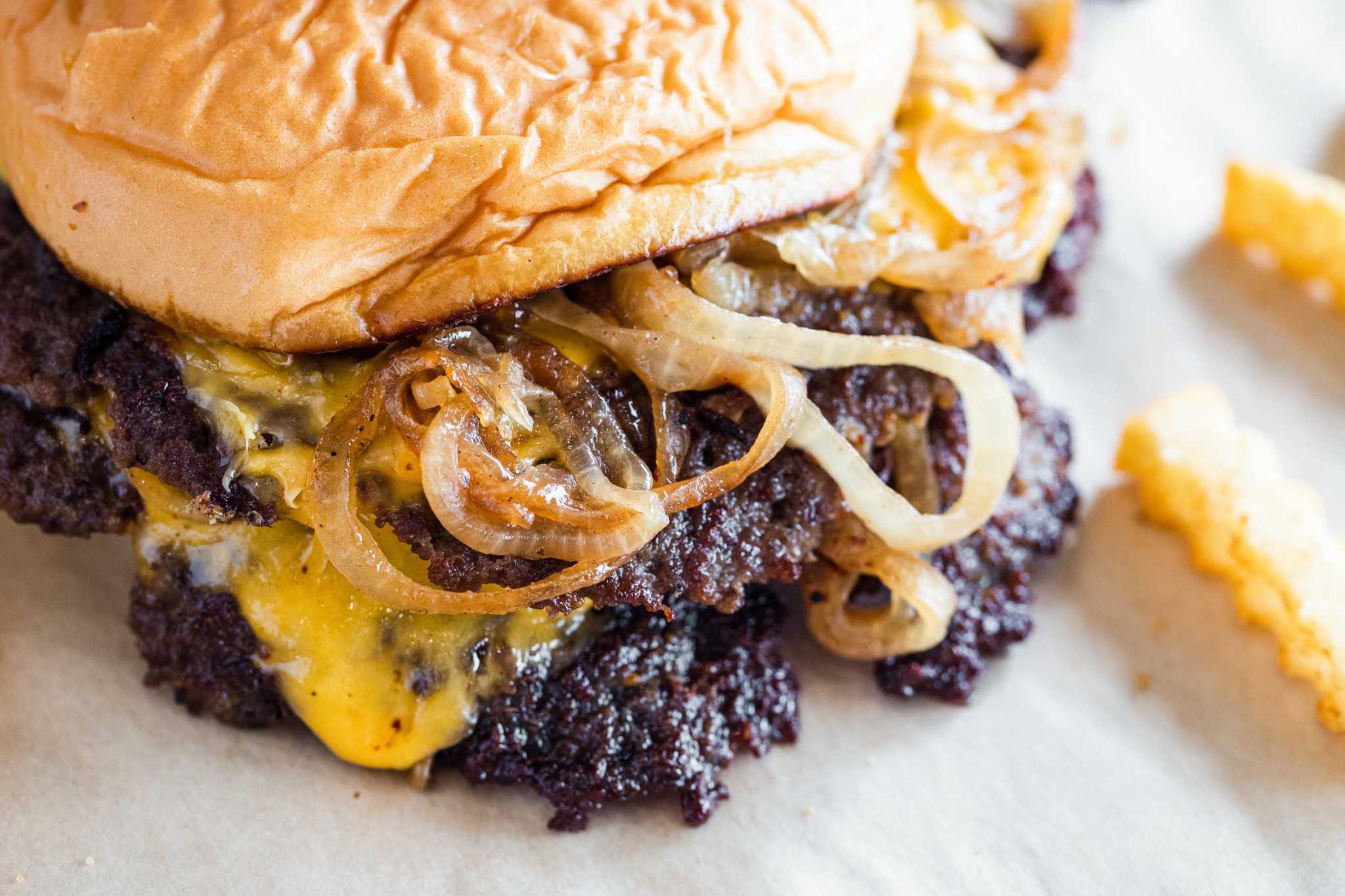 Trill Burgers at NRG Stadium during Houston Texans home games