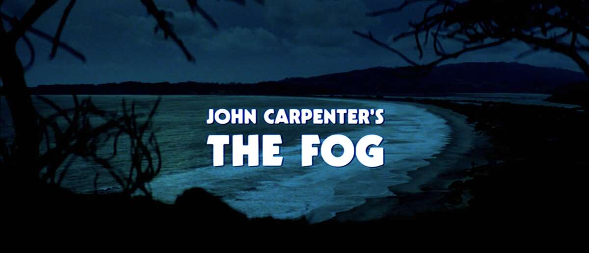 The title sequence of "The Fog" overlooking Drake's Beach.