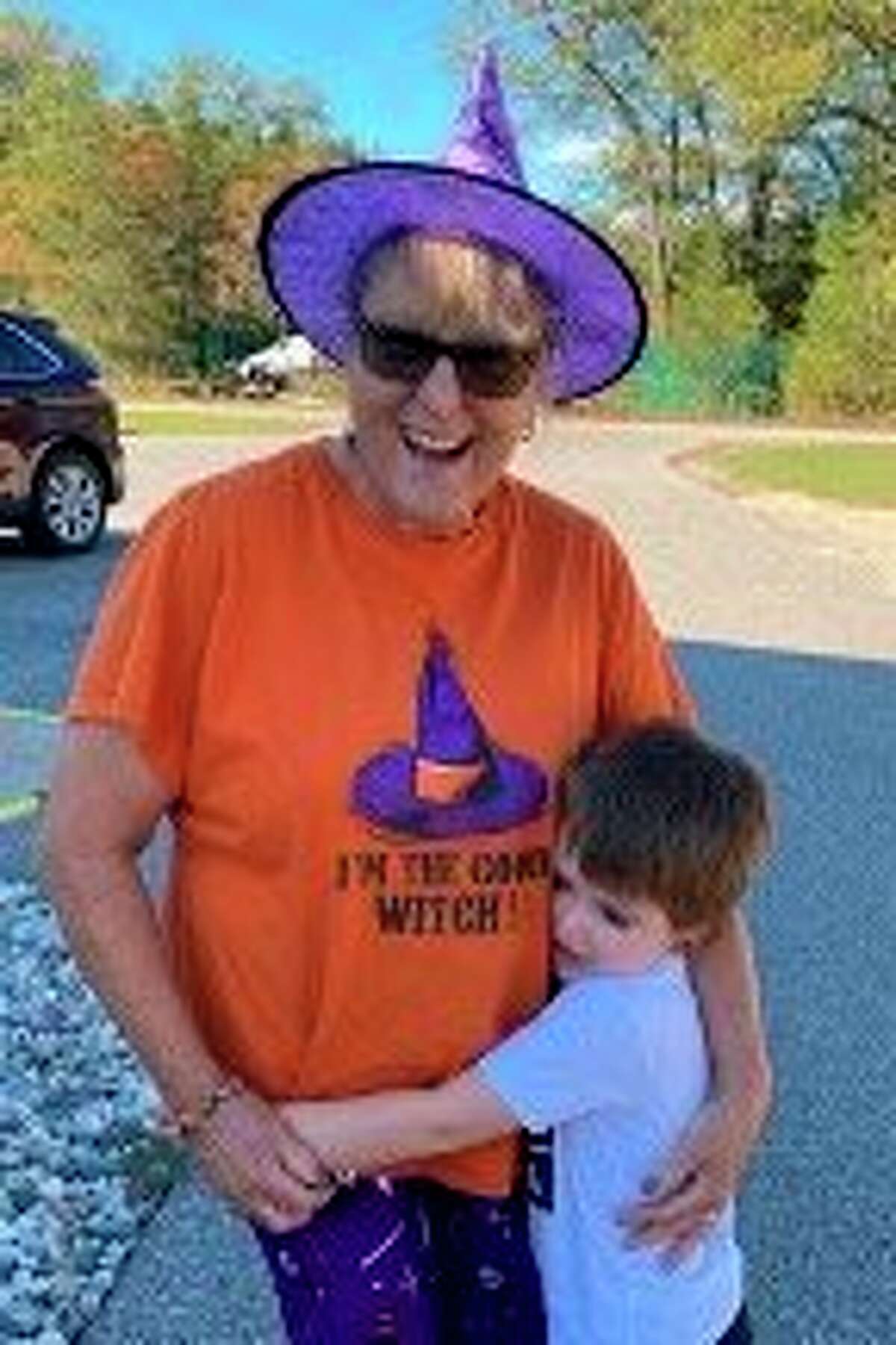 Oliver Devine is shown with the "Good Witch," also known as Sandy Hosman. (Courtesy photo)