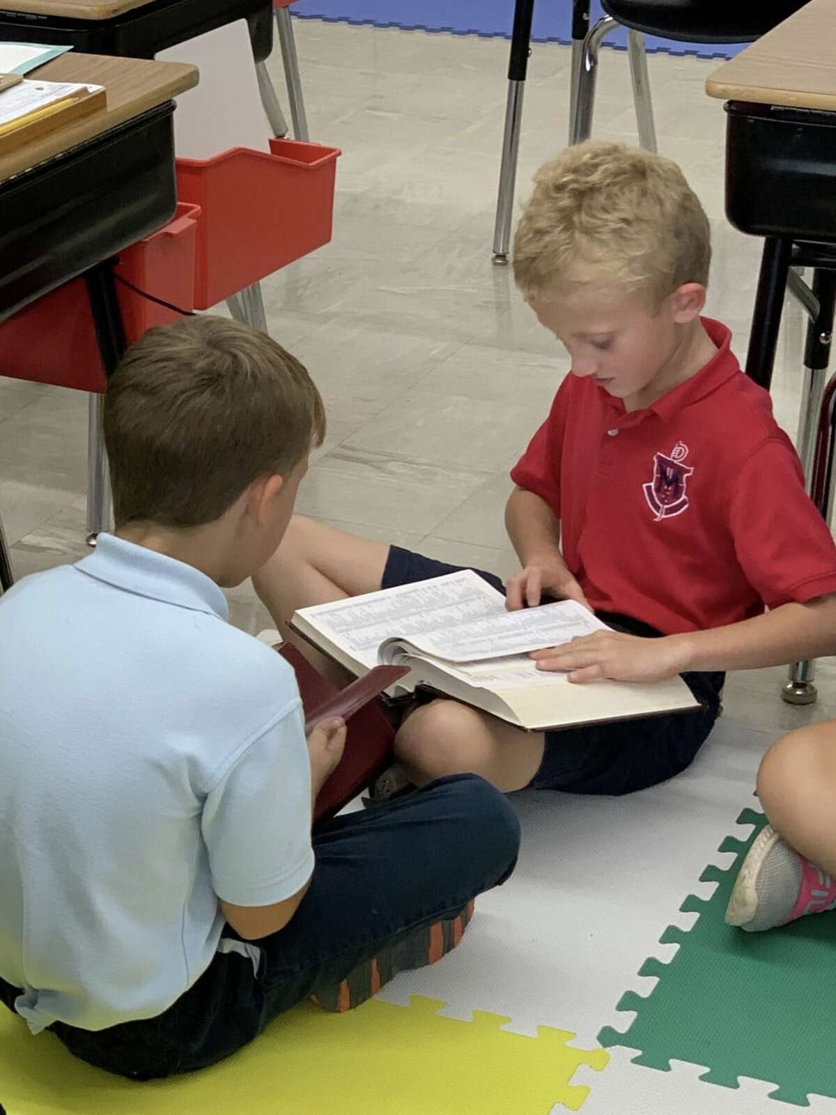 Manistee Catholic Central students participate in Bring Your Bible to