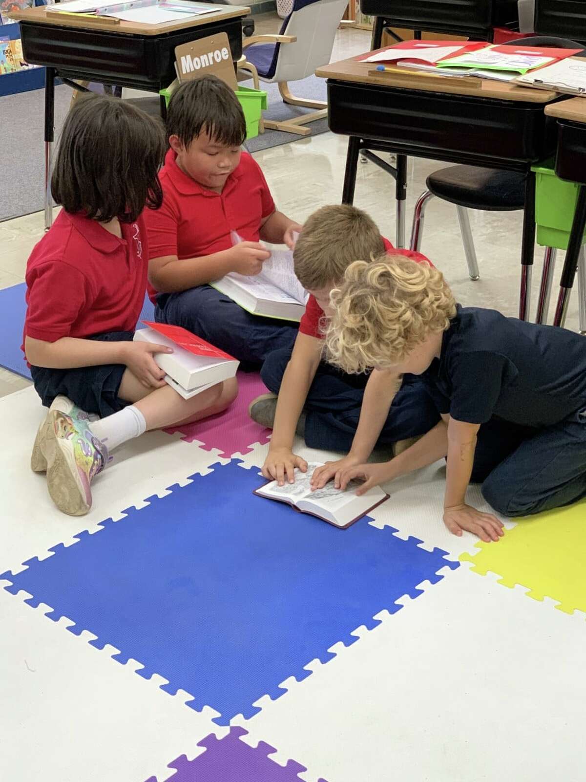 Manistee Catholic Central students participate in Bring Your Bible to